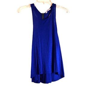 American Eagle Outfitters Royal Blue Racerback Tank w/Back Zipper, Size S